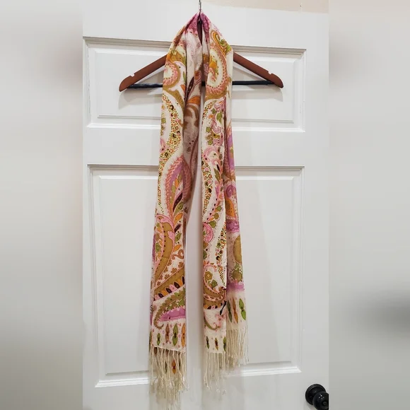 Beautiful 100% wool Pashima scarf - Picture 3 of 6